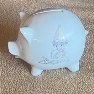 Precious Moments Coin Piggy Bank 1985